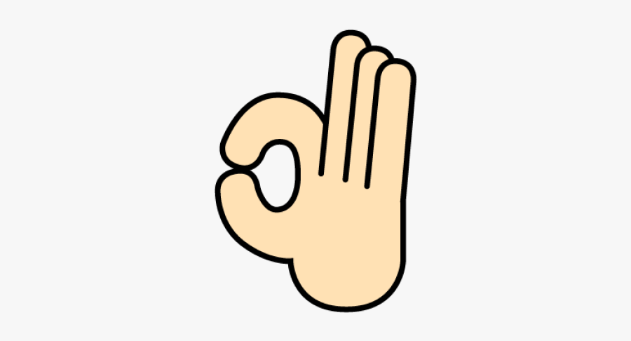 Transparent Background Ok Hand Sign, Transparent Clipart