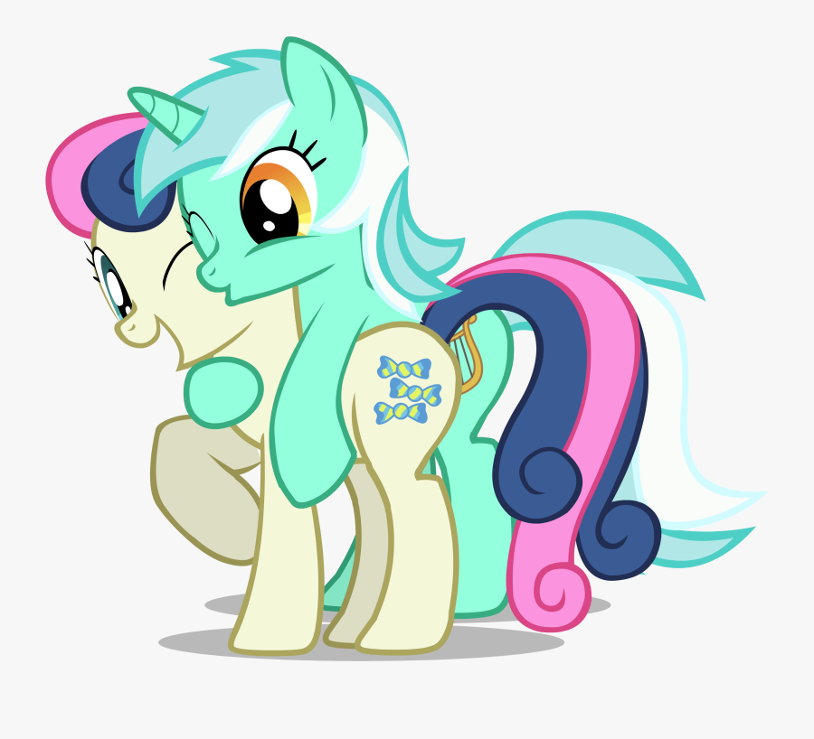 Derpy Hooves Pony Bonbon Mammal Vertebrate Horse Like - Lyra And Bon Bon Love, Transparent Clipart