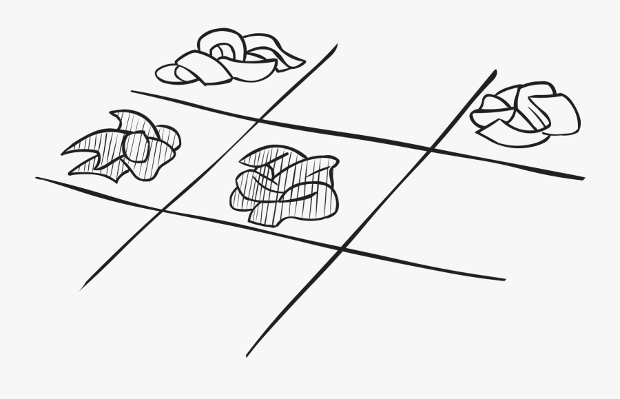 Tic Tac Toe - Illustration, Transparent Clipart