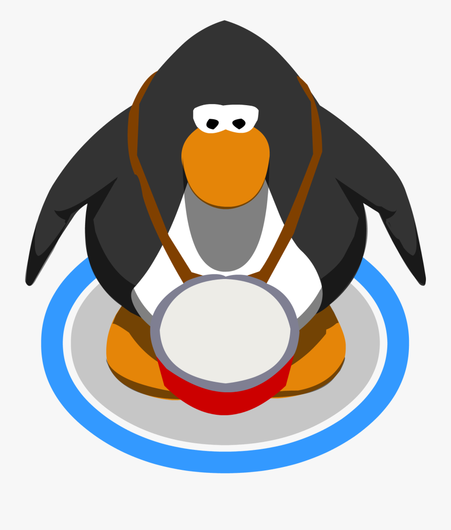 Drum Clipart Club Penguin - Club Penguin Penguin Sprite, Transparent Clipart