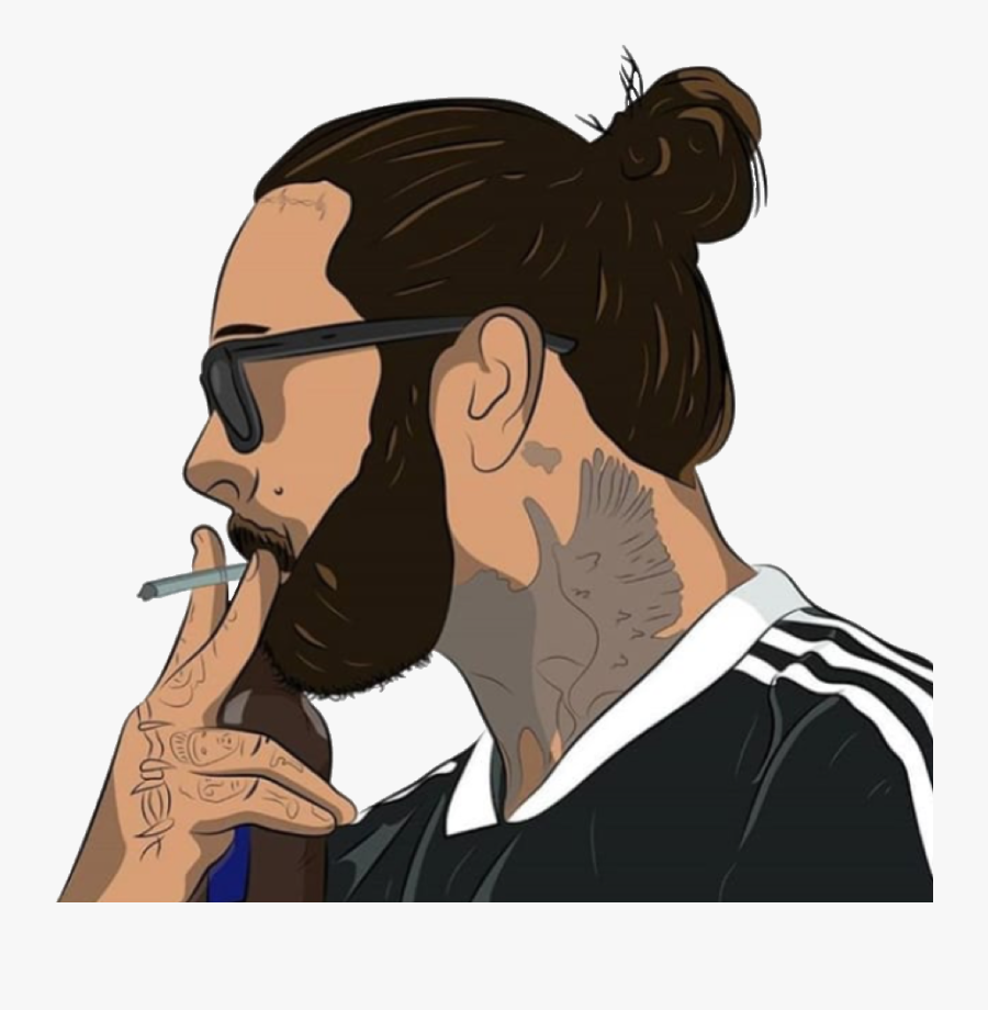 #postmalone #post #malone #posty #png #crop #cropped - Cartoon Post Malone Png, Transparent Clipart
