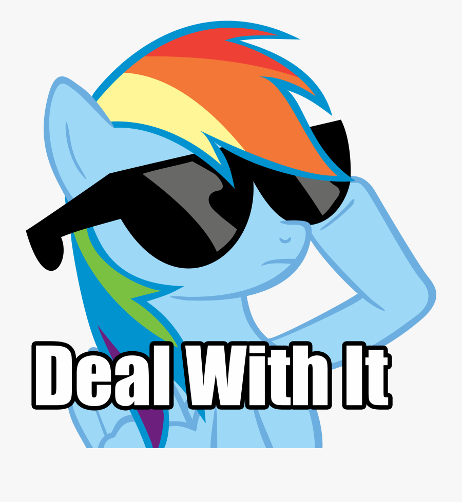 Vegetable Fruit Gardens Skeptical - Rainbow Dash Glasses, Transparent Clipart