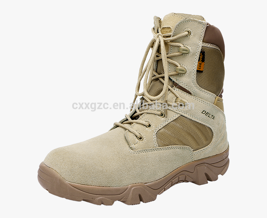 High Quality Military Combat Tactical Desert Boots - Steel-toe Boot, Transparent Clipart
