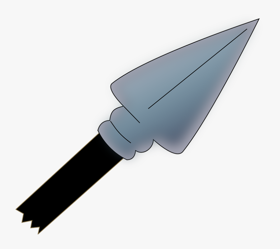 Spear Clipart Sharp - Spear Arrow, Transparent Clipart