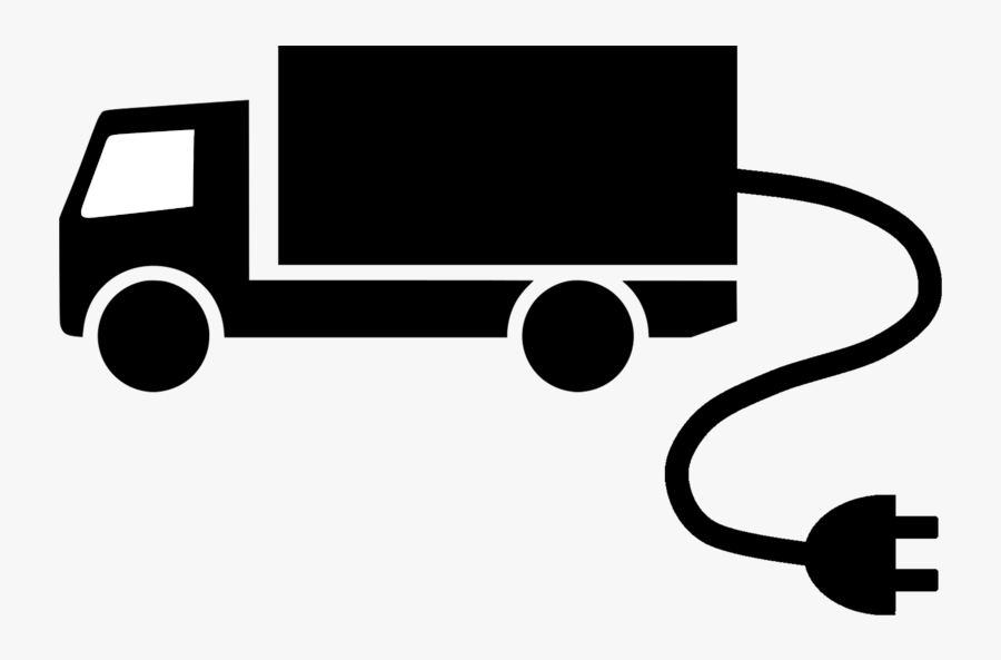 Electric Cable Lorry Truck Icon - Truck Icon Dark Blue, Transparent Clipart