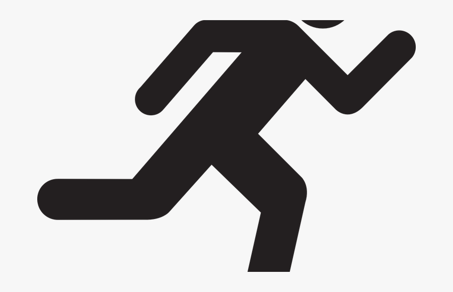Frame running. Running stickman.