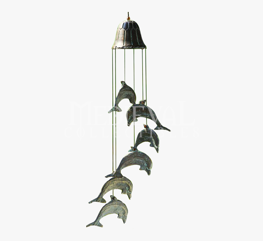 Dolphin Wind Chimes, Transparent Clipart