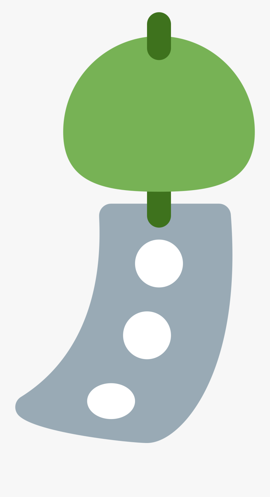 Wind Chime Emoji, Transparent Clipart