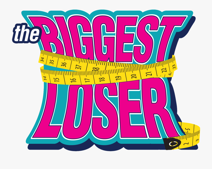 Biggest Loser Logo Pink, Transparent Clipart