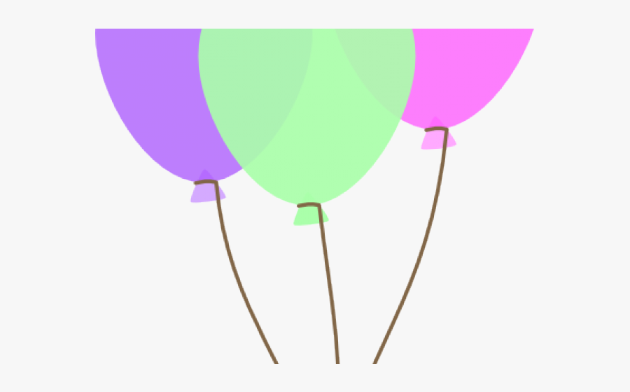 Purple Balloons Cliparts - Purple And Green Clip Art Balloons, Transparent Clipart