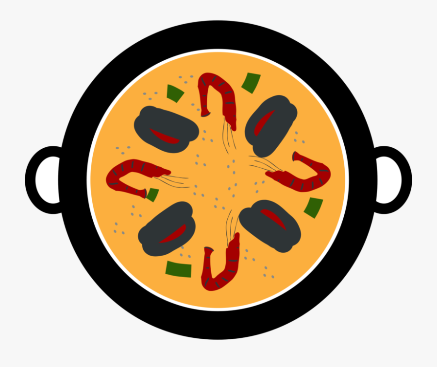 Oval,logo,circle - Clip Art Paella, Transparent Clipart
