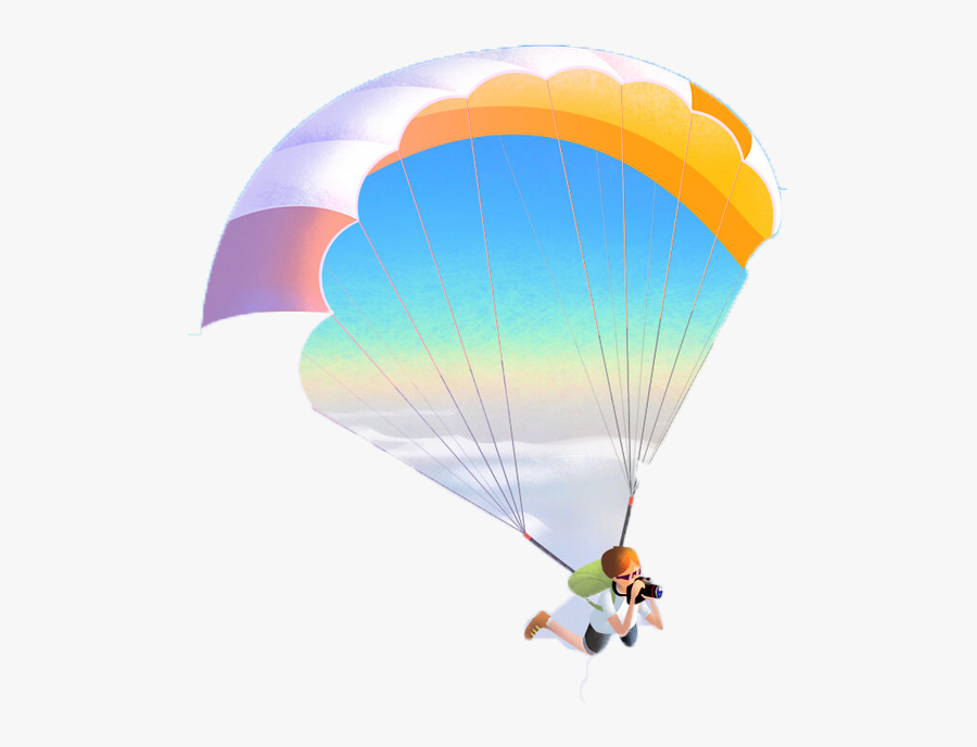 Parachuting Parachute Paragliding Flight Parasailing - Parachute, Transparent Clipart
