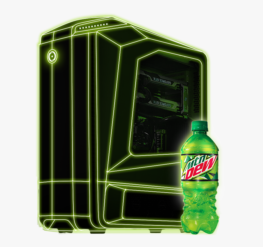 Transparent Mountain Dew Clipart - Mountain Dew Gaming Pc, Transparent Clipart
