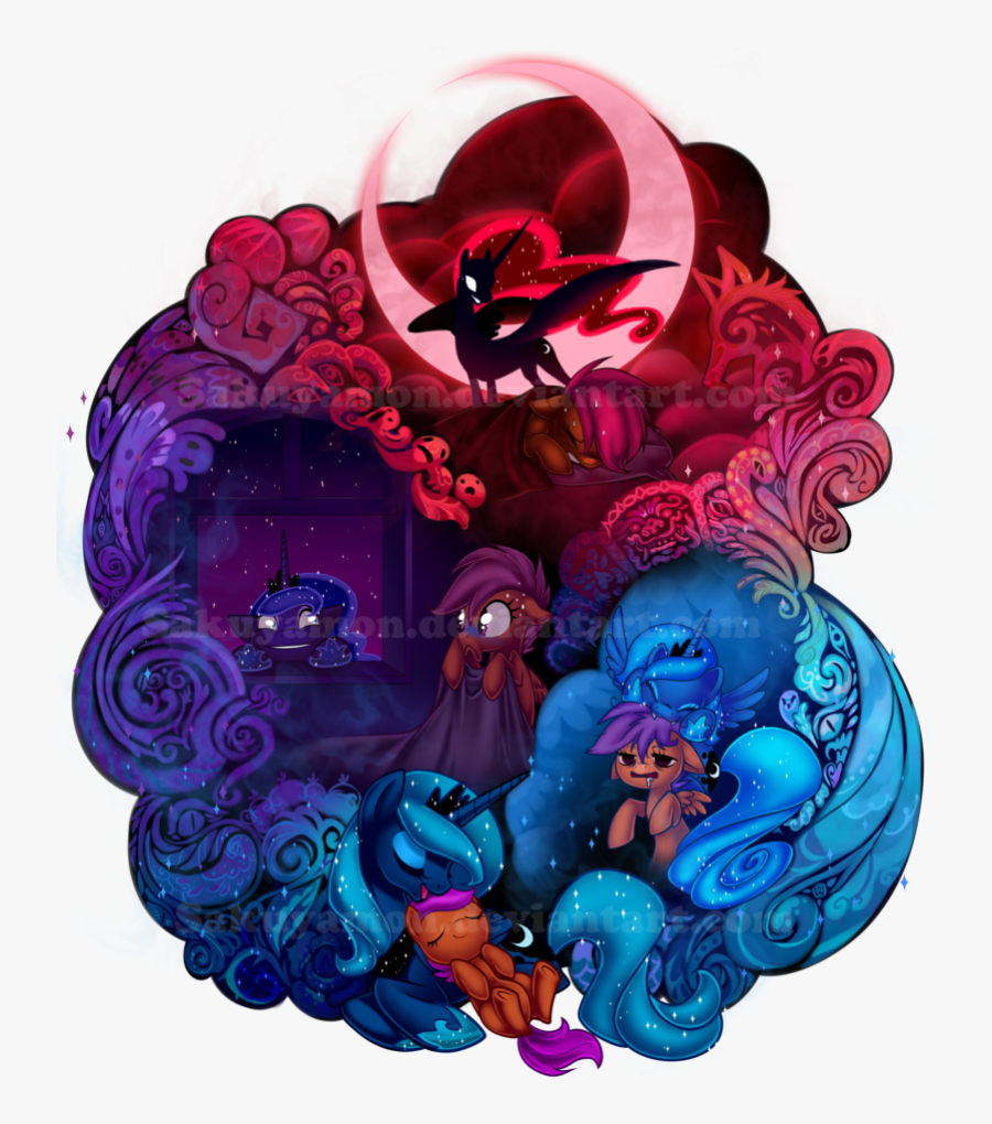 Commission2 Nguyen By - Mlp Eg Nightmare Moon, Transparent Clipart