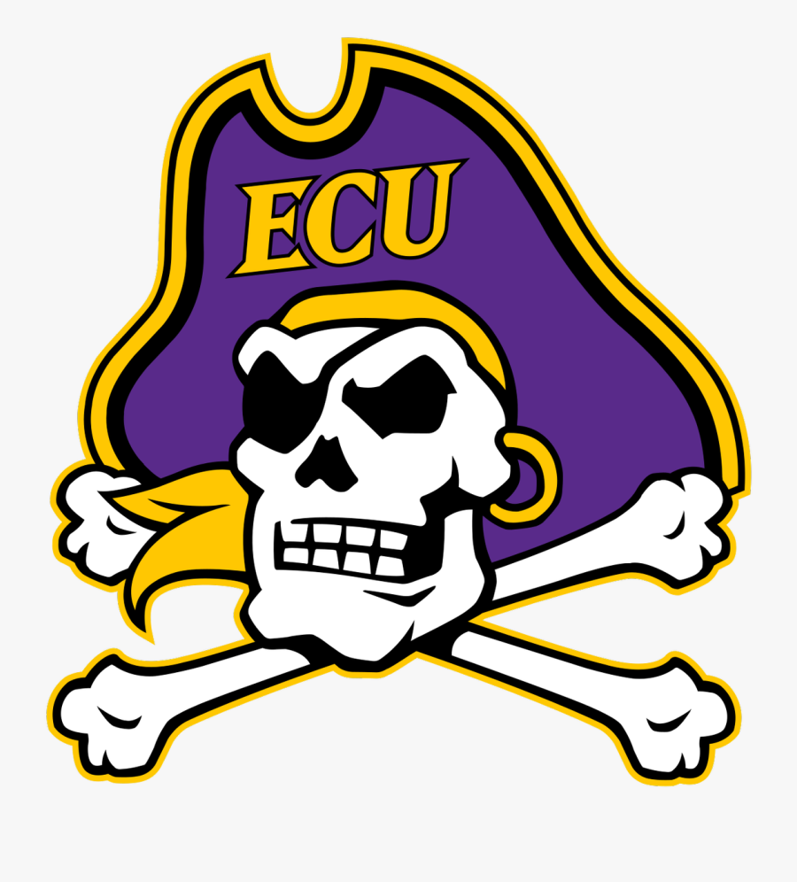 East Carolina Pirates Logo, Transparent Clipart