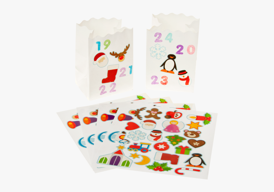 Clip Art Advent Calendar Stickers - Illustration, Transparent Clipart