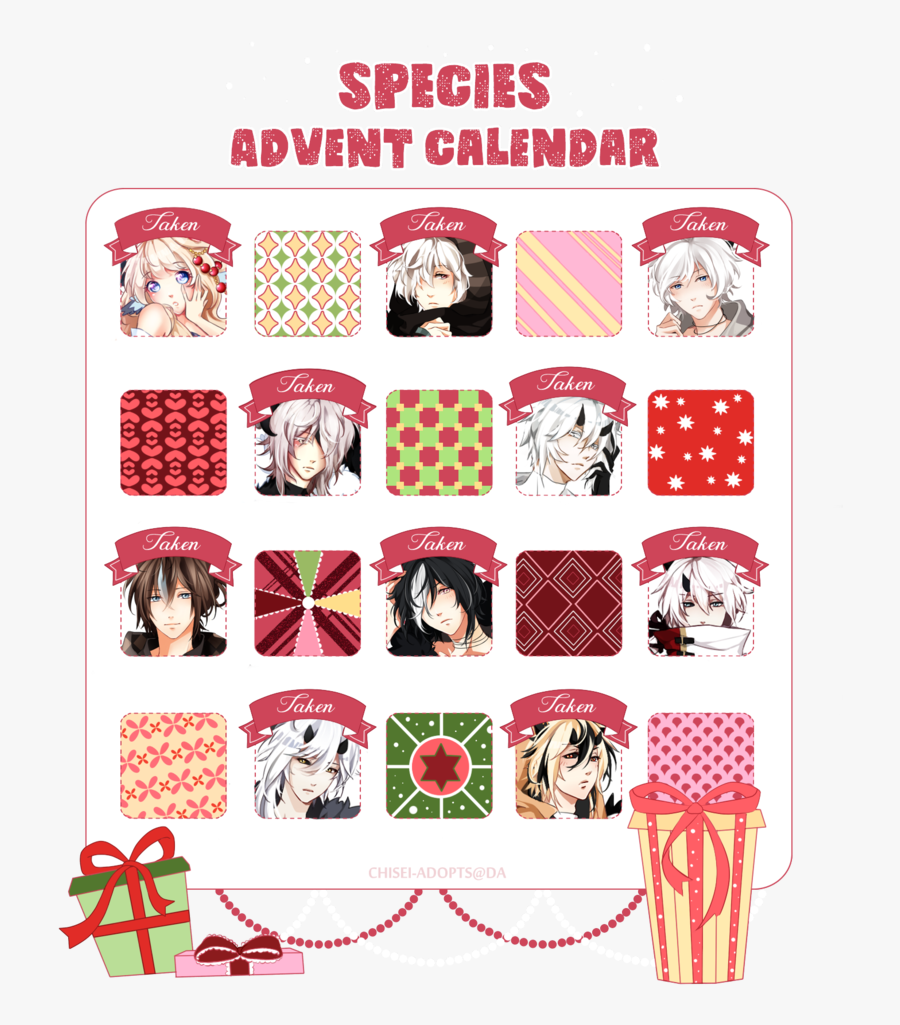 Closed Tysm Species Calendar, Transparent Clipart