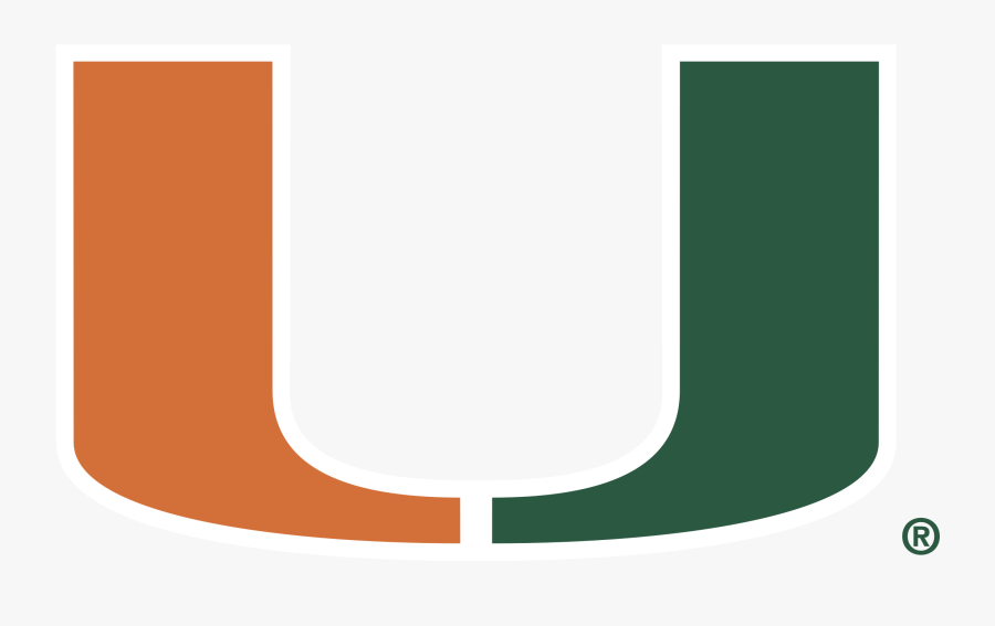 Miami Hurricanes Logo Png Transparent Clipart , Png - University Of Miami, Transparent Clipart