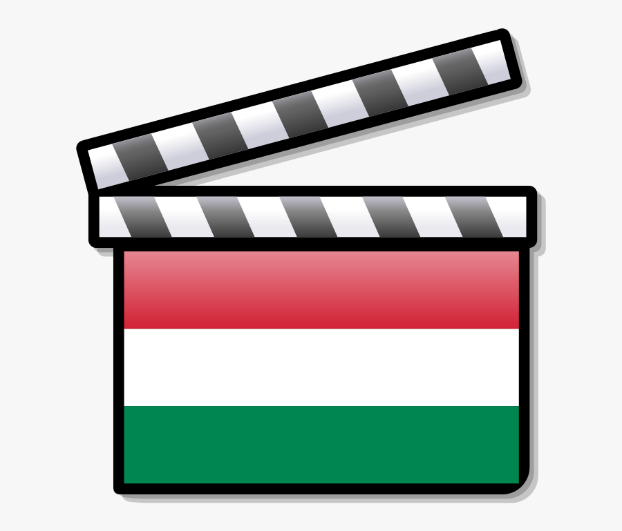 Hungary Film Clapperboard - Cinema In South Africa, Transparent Clipart