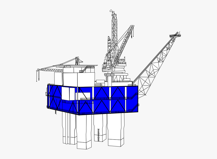 Offshore Oil Rig Clipart, Transparent Clipart
