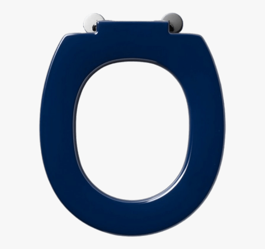 Blue Toilet Seat - Armitage Shanks Disabled Toilet Seat, Transparent Clipart