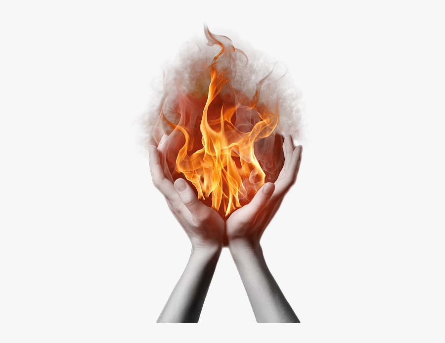 Holy Ghost Fire Png - Fire In Hands Png, Transparent Clipart