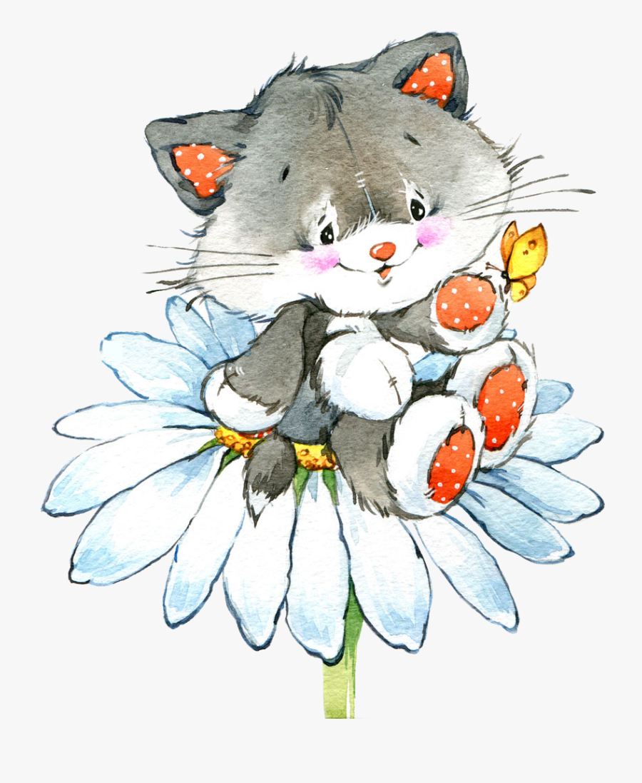 Cat Drawing Watercolor Painting Illustration, Transparent Clipart
