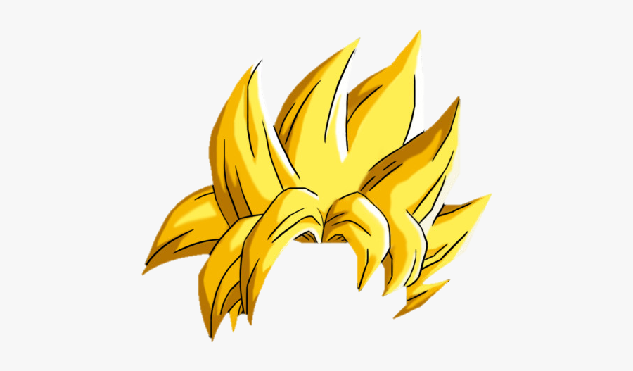 Saiyan God Hair - Goku Super Saiyan Hair Png, Transparent Clipart