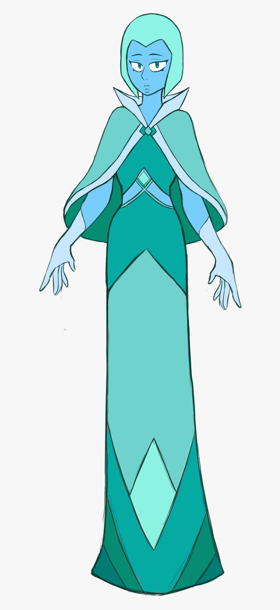 Teal Diamond Is A Relatively Fair And Just Leader,, Transparent Clipart