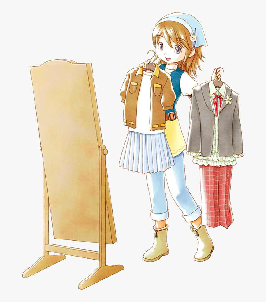 Clothing Clipart Article Clothing - Harvest Moon Skytree Village Clothes, Transparent Clipart