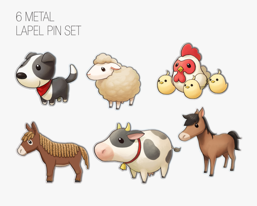 Harvest Moon - Cartoon - Harvest Moon Animals Png, Transparent Clipart