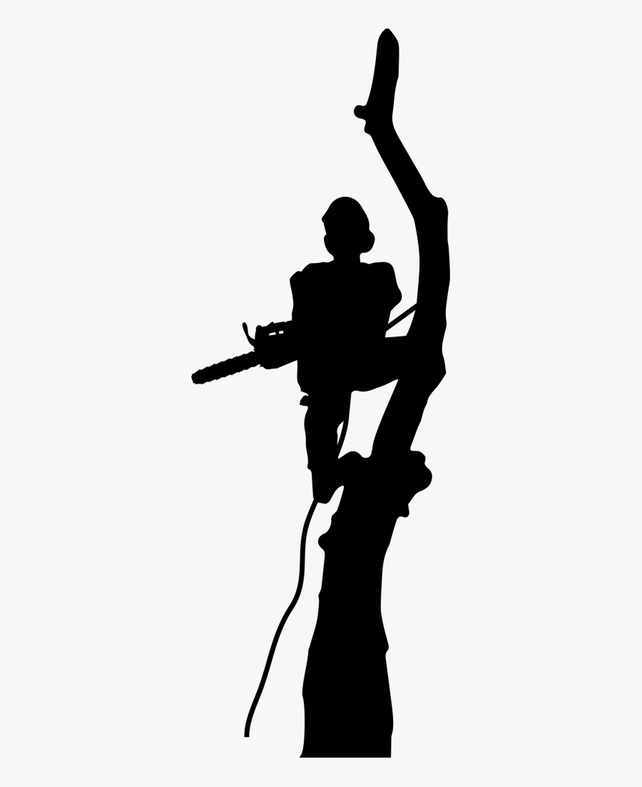 Oil Clipart Alive - Arborist Silhouette, Transparent Clipart