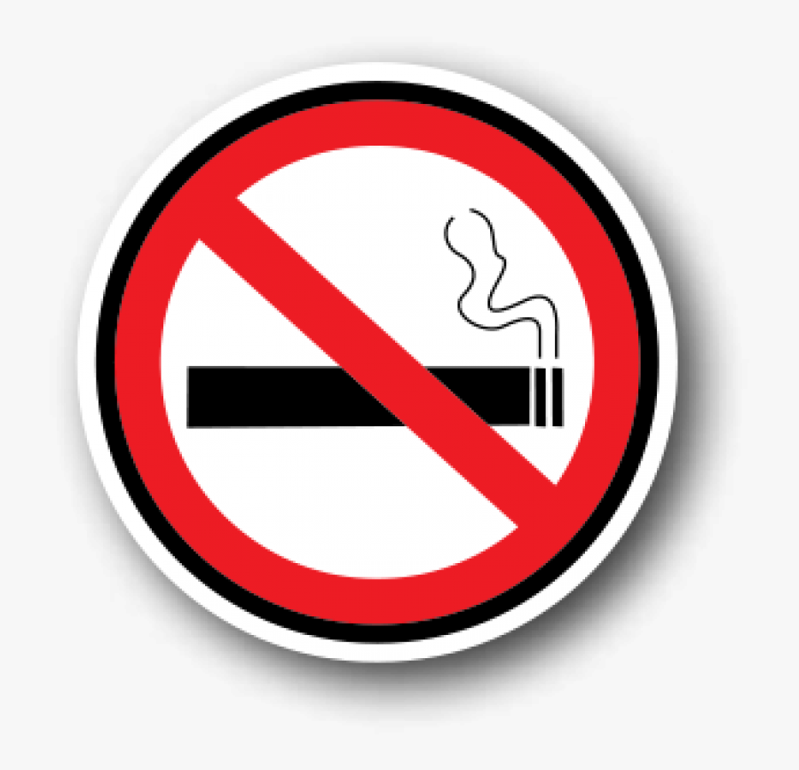 Health And Safety Floor Sign, No Smoking - Caution Smoking Is Injurious To Health, Transparent Clipart