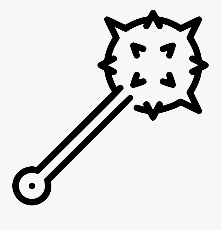 Transparent Mace Clipart - Mace Icon Png, Transparent Clipart