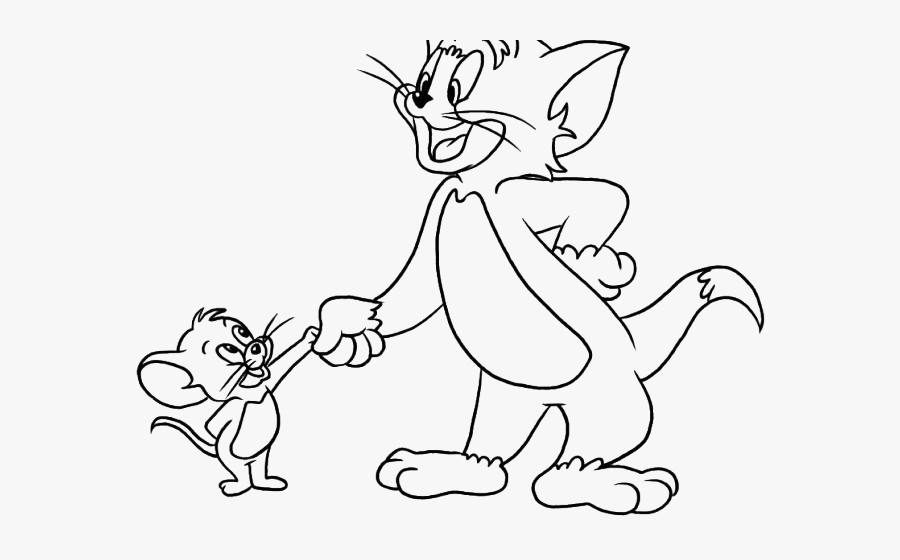Free Tom And Jerry - Colour Tom And Jerry, Transparent Clipart