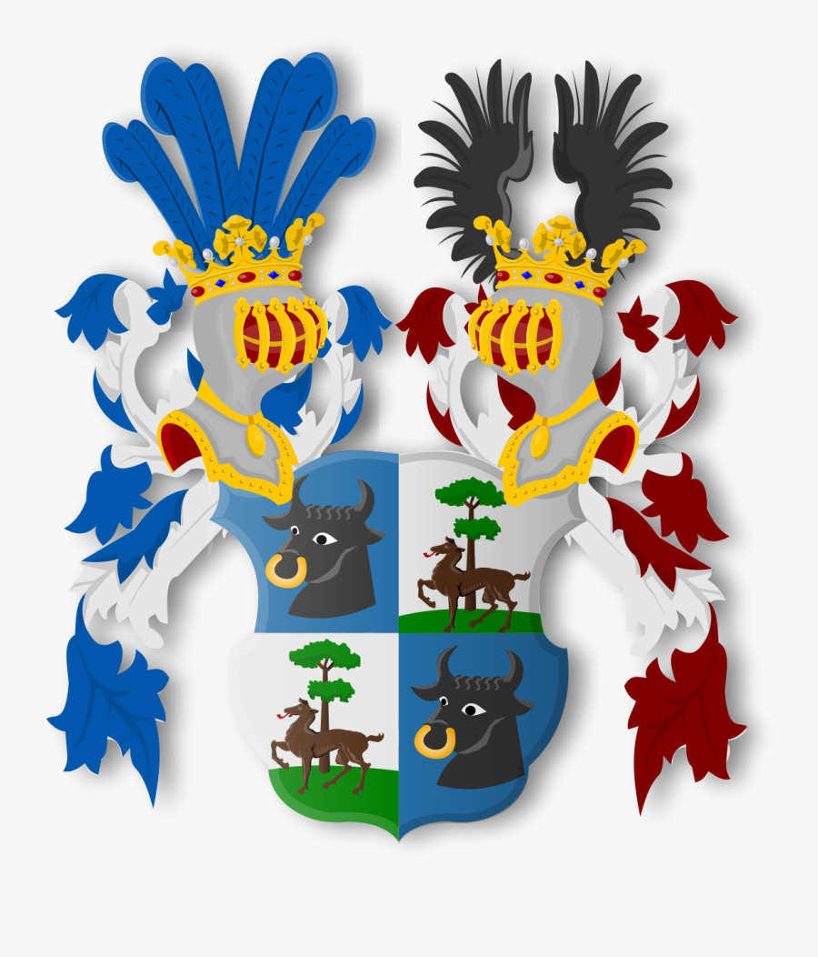 Von Hindenburg Coat Of Arms Clipart , Png Download - Von Hindenburg Family Crest, Transparent Clipart