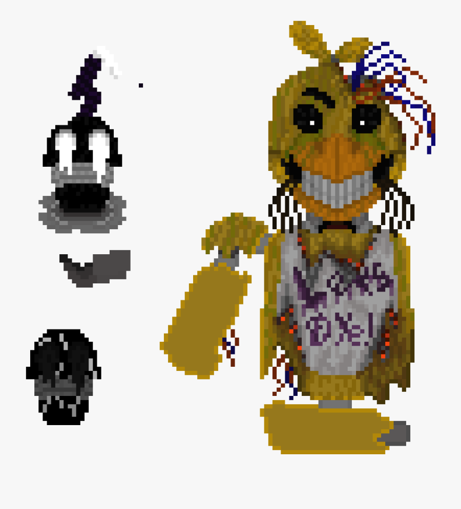 Phantom Chica Full Body, Transparent Clipart