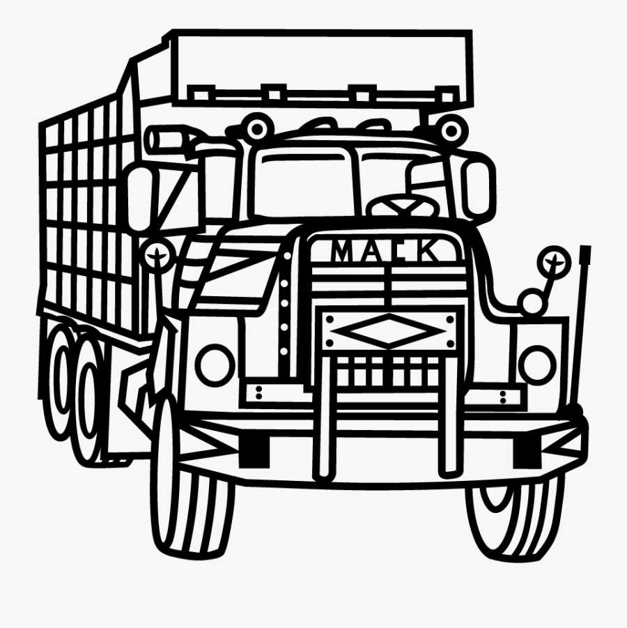 Truck103, Transparent Clipart