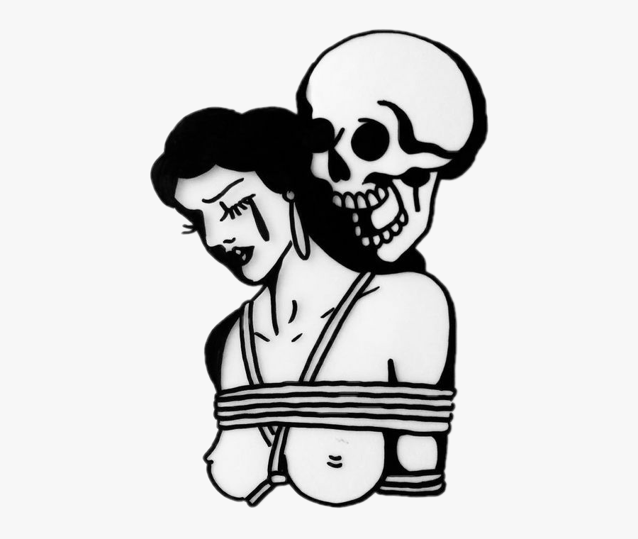 Grunge Skeleton Bondage Freetoedit - Johnny Bloom Tattoo, Transparent Clipart