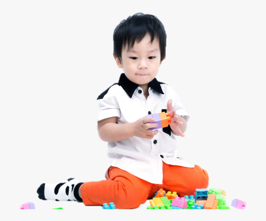 Clip Art Asian Toddler - Asian Child Playing, Transparent Clipart