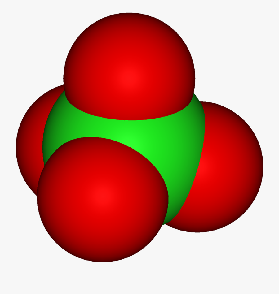 Perchlorate Ion 3d Vdw - Ion Png, Transparent Clipart