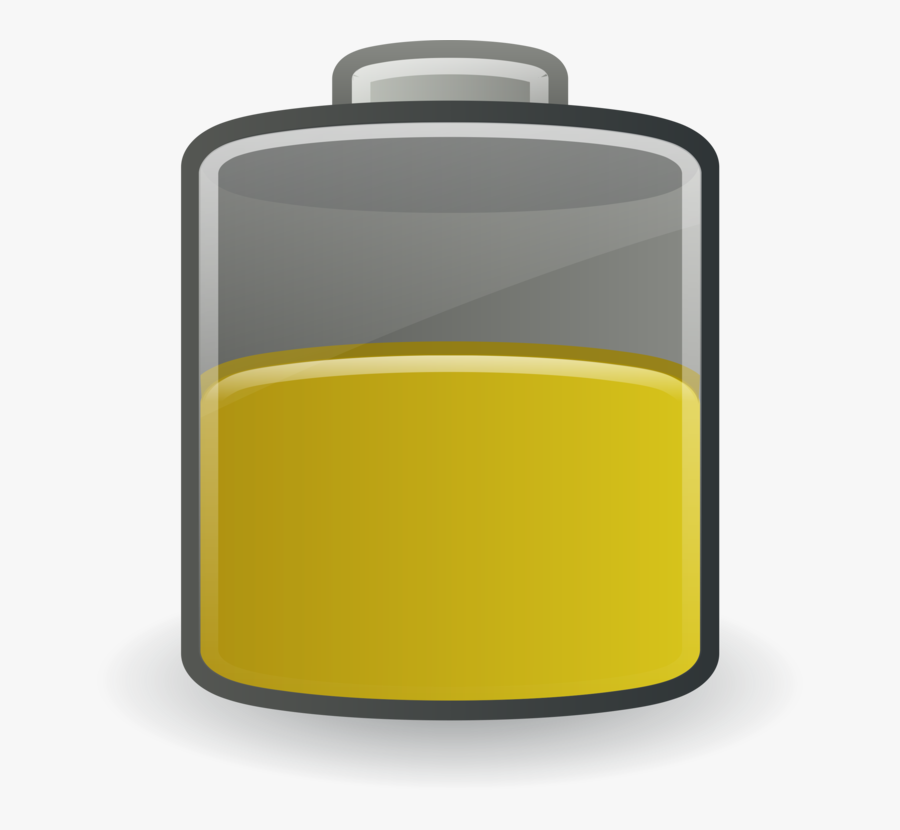 Battery Medium, Transparent Clipart