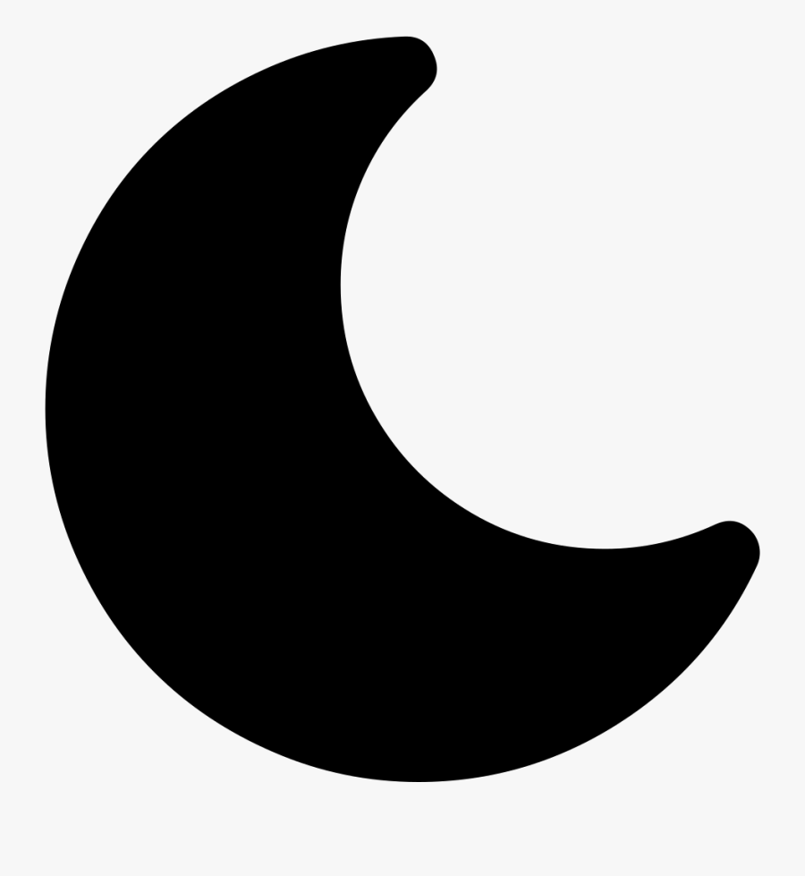 Moon Shape Png - Moon Icon Svg, Transparent Clipart
