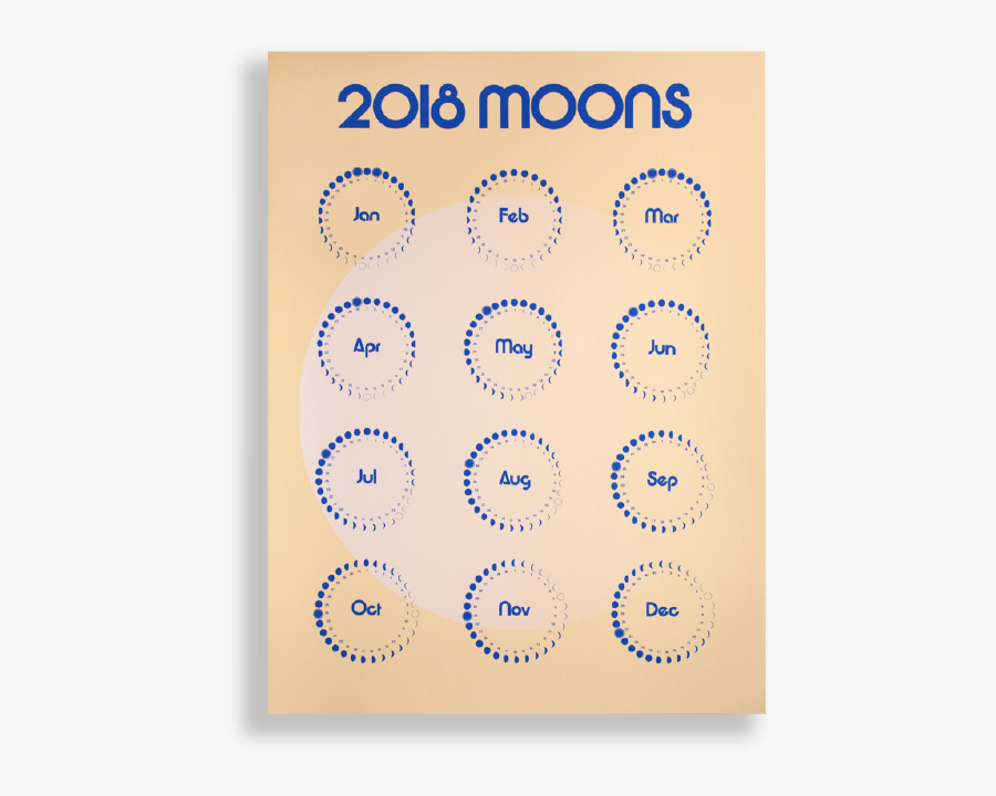 Clip Art Moon Phases In Magic - Circle, Transparent Clipart