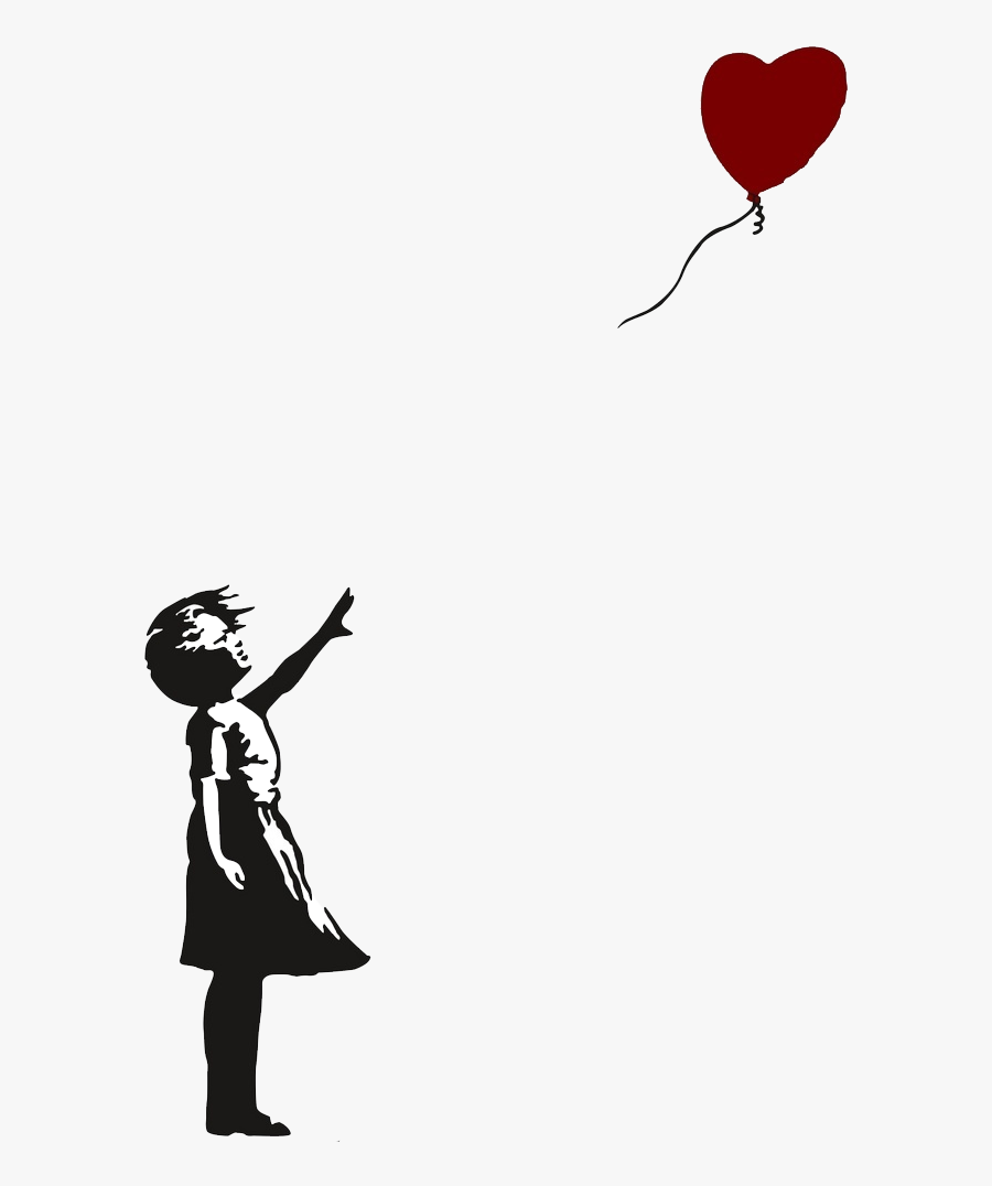 Banksy Is An English-based Graffiti Artist, Political - Banksy Balloon Girl, Transparent Clipart