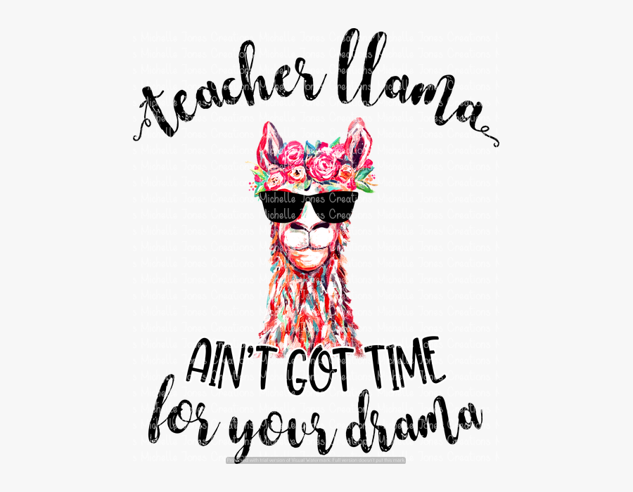 Download Mama Llama No Drama Free Transparent Clipart Clipartkey