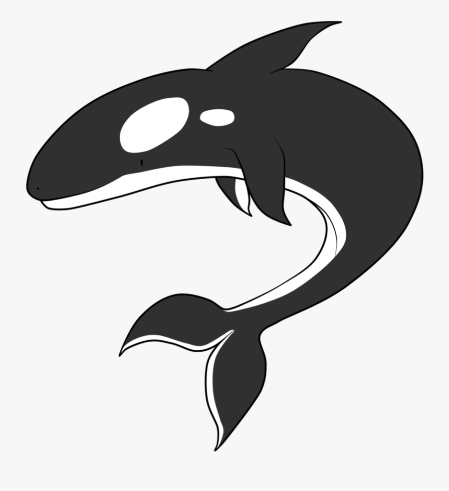 Dolphin Silhouette Black Cartoon Clip Art - Cartoon, Transparent Clipart