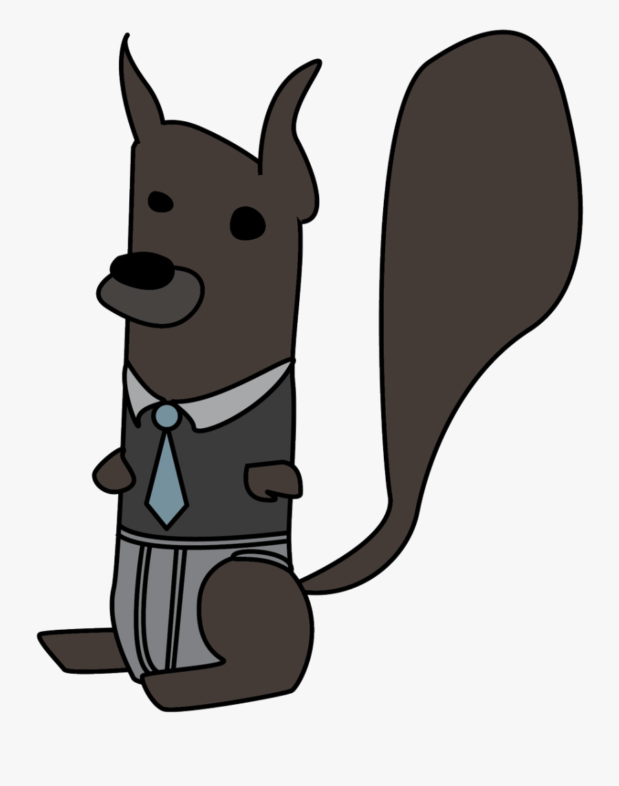 Pencil Roll On Twitter Tinkabamboo Squirrel With Style - รูป โด เร มอน, Transparent Clipart