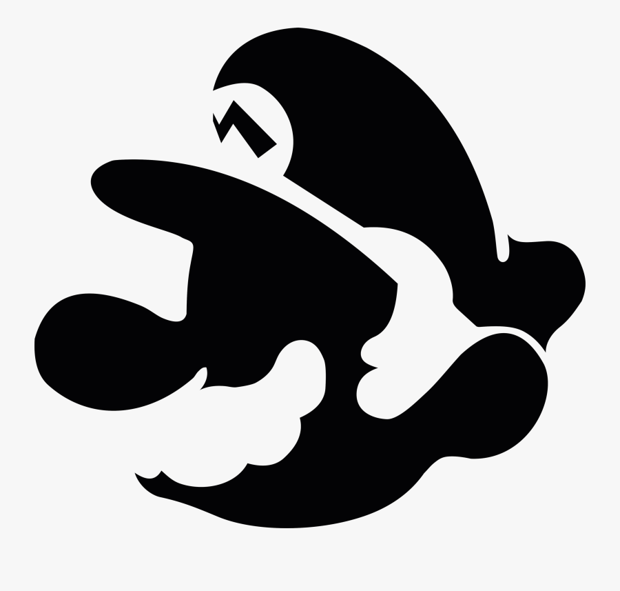 Mario Profile, Transparent Clipart