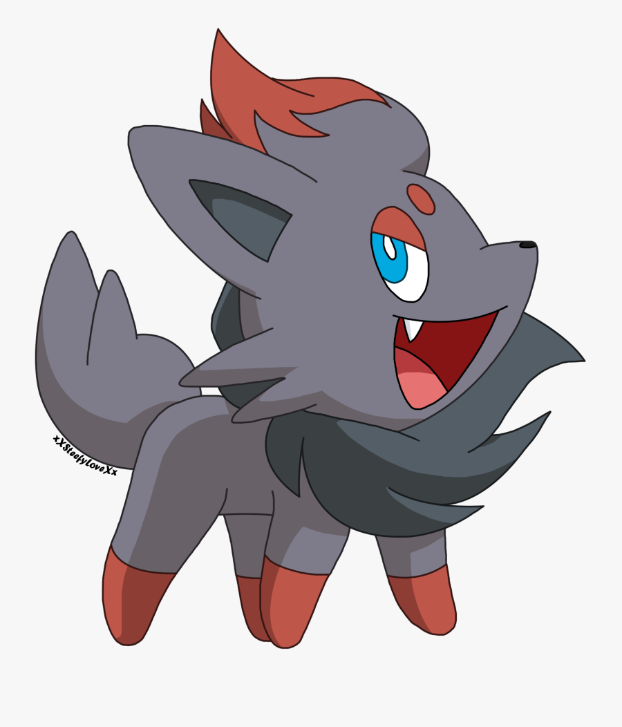Zorua Pokemon Transparent Clipart Image - Pokemon Zorua, Transparent Clipart